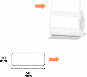 Niimbot Etykiety termiczne Niimbot R50*20-320White 1