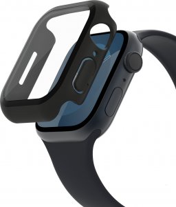 Belkin Szybka ochronna ScreenForce TemperedCurve Apple Watch 4-9 czarna 4