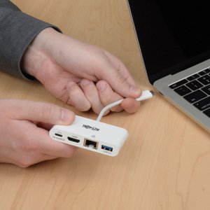 Stacja/replikator Eaton USB-C HDMI, port USB 3.2 Gen 1, Gigabit Ethernet, ładowanie PD 60 W, HDCP (U444-06N-HGU-C) 4