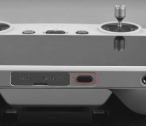 BRDRC ZAŚLEPKA ZŁĄCZA USB C DO DJI MAVIC MINI SE 3 RC-N1 DJI RC - CZARNE - 3 SZTUKI 4