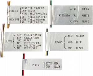 Hikvision Zamek szyfrowy z czytnikiem RFID (DS-K1T805MBWX) 4