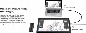 Tablet graficzny Huion Grafinė planšetė HUION Kamvas Pro 19 3