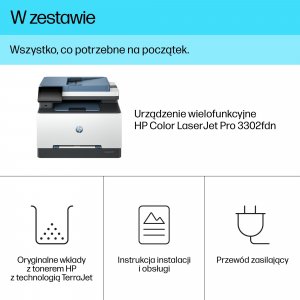 Drukarka laserowa HP LaserJet Pro 3302fdn (499Q7F) 14