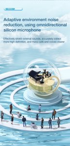 Słuchawki Lenovo XT95 Pro czarne 3