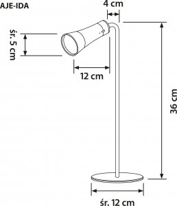 Activejet Lampka wielofunkc LED Activejet AJE-IDA 4in1 czarna 14