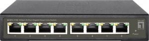 Switch LevelOne LevelOne GES-2108 łącza sieciowe Zarządzany L2 Gigabit Ethernet (10/100/1000) Czarny 1