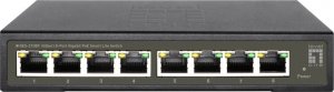 Switch LevelOne LevelOne GES-2108P łącza sieciowe Zarządzany L2 Gigabit Ethernet (10/100/1000) Obsługa PoE Czarny 1