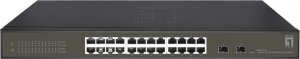Switch LevelOne LevelOne GES-2126 łącza sieciowe Zarządzany L2 Gigabit Ethernet (10/100/1000) Czarny 1