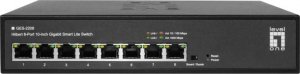 Switch LevelOne LevelOne GES-2208 łącza sieciowe Zarządzany L2 Gigabit Ethernet (10/100/1000) Czarny 1