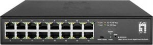 Switch LevelOne LevelOne GES-2216 łącza sieciowe Zarządzany L2 Gigabit Ethernet (10/100/1000) Czarny 1