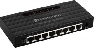 Switch LevelOne LevelOne GEU-0821 łącza sieciowe Zarządzany Gigabit Ethernet (10/100/1000) 1