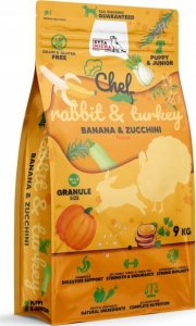 Syta Micha SYTA MICHA Karma sucha dla szczeniąt i juniorów królik i indyk, banan i cukinia 9kg 2