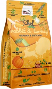 Syta Micha SYTA MICHA Karma sucha dla szczeniąt i juniorów królik i indyk, banan i cukinia 9kg 3