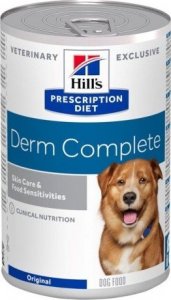 Hills Prescription Diet  	 HILL'S PD Caninie Derm Complete 370g dla psa 1