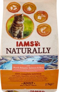 IAMS IAMS Naturally Adult Łosoś sucha karma 2,7kg dla kota 1