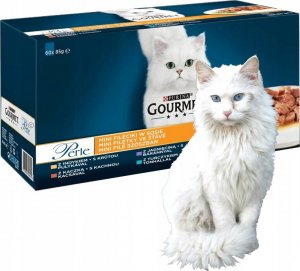 Purina PURINA Gourmet Perle Kaczka, indyk, jagnięcina, tuńczyk - mokra karma dla kota - 12x85 g 4