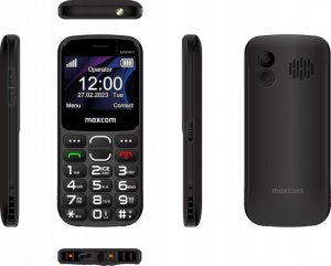 Telefon komórkowy Maxcom MM 443 4G Dual SIM Czarny 5