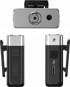 Mikrofon Ulanzi 2x Mikrofon Bezprzewodowy Krawatowy do Telefonu Aparatu Kamery / Pamięć 8GB / Zasięg 100m / Ulanzi AM-18 10