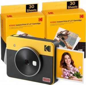 Aparat cyfrowy Kodak Aparat Błyskawiczny Kodak MINI SHOT 3 RETRO C300RY60 Żółty 1