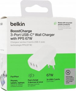 Ładowarka Belkin WCC002VFWH 3x USB-C 3.25 A (WCC002VFWH) 13
