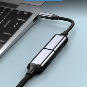 HUB USB Co2 PRZEJŚCIÓWKA USB-C HDMI KABEL ADAPTER HUB USB TYP C DO HDMI MHL HD 4K 60HZ 5