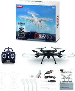 Dron Syma Dron RC SYMA X5SW 2,4GHz Kamera FPV Wi-Fi czarny 1