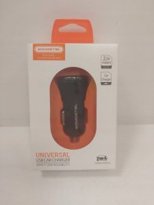 Ładowarka Somostel ŁADOWARKA SAMOCHODOWA 2A CZARNA SOMOSTEL 2100mA 2XUSB DUAL FAST CHARGING SMS-A44 1