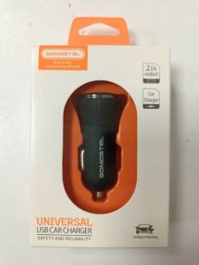 Ładowarka Somostel ŁADOWARKA SAMOCHODOWA 2A CZARNA SOMOSTEL 2100mA 2XUSB DUAL FAST CHARGING SMS-A44 3