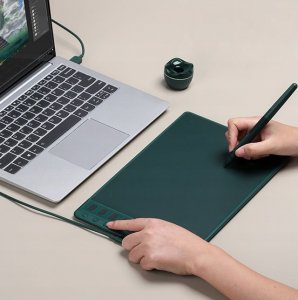 Tablet graficzny Huion Tablet graficzny Inspiroy 2M Green 3
