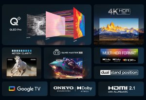 Telewizor TCL 85C655 QLED 85'' 4K Ultra HD Google TV 19