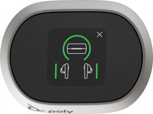 Słuchawki Poly  Voyager Free 60+ UC Białe +BT700 USB-A Adapter +Touchscreen Charge Case (7Y8G5AA) 4