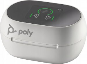 Słuchawki Poly  Voyager Free 60+ UC Białe +BT700 USB-A Adapter +Touchscreen Charge Case (7Y8G5AA) 5