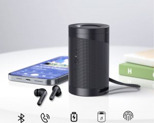 Smartwatch Bemi KIX-M + Głośnik - Słuchawki BT Bemi DUO Czarno-różowy 9