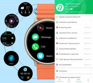 Smartwatch Rubicon Rncf15 Czarny  (RNCF15) 7