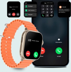 Smartwatch Rubicon RNCF17 Pomarańczowy  (RNCF17) 8