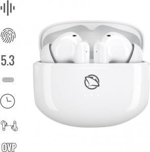 Słuchawki Manta Rytmo białe (MTWS008W) 2