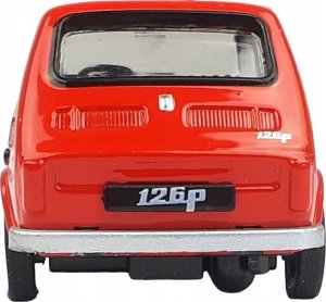 Daffi Pojazd PRL Fiat 126p czerwony 14