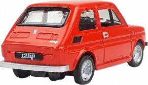 Daffi Pojazd PRL Fiat 126p czerwony 15