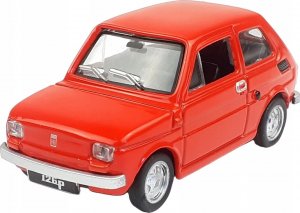 Daffi Pojazd PRL Fiat 126p czerwony 16
