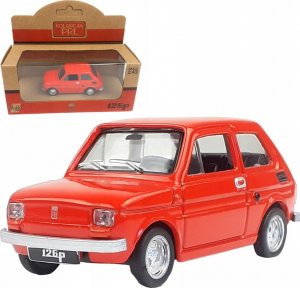 Daffi Pojazd PRL Fiat 126p czerwony 9