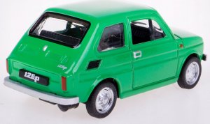 Daffi Pojazd PRL Fiat 126p Zielony 5