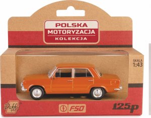 Daffi Pojazd PRL Fiat 125p Brązowy 4