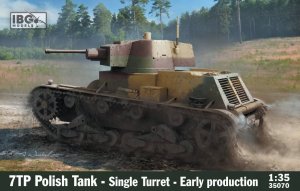 Ibg Model plastikowy 7TP Polish Tank Single Turret Early Production 1