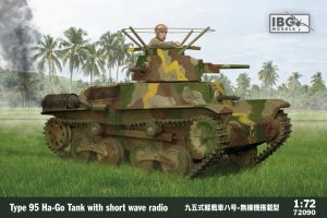 Ibg Model plastikowy Type 95 Ha-Go Japanse Tank with short wave 1