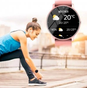 Smartwatch Rubicon RNCF01 Różowy 9