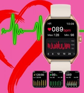 Smartwatch Rubicon RNCF03 Czarny  (RNCF03) 5