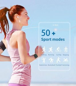 Smartwatch Rubicon RNCF03 Czarny  (RNCF03) 8