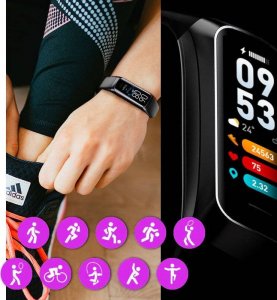 Smartwatch Rubicon SmartWatch Rubicon RNCF05 różowy 7