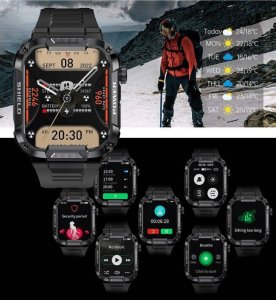 Smartwatch Rubicon RNCF07 Brązowy 7