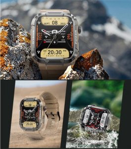 Smartwatch Rubicon RNCF07 Brązowy 8
